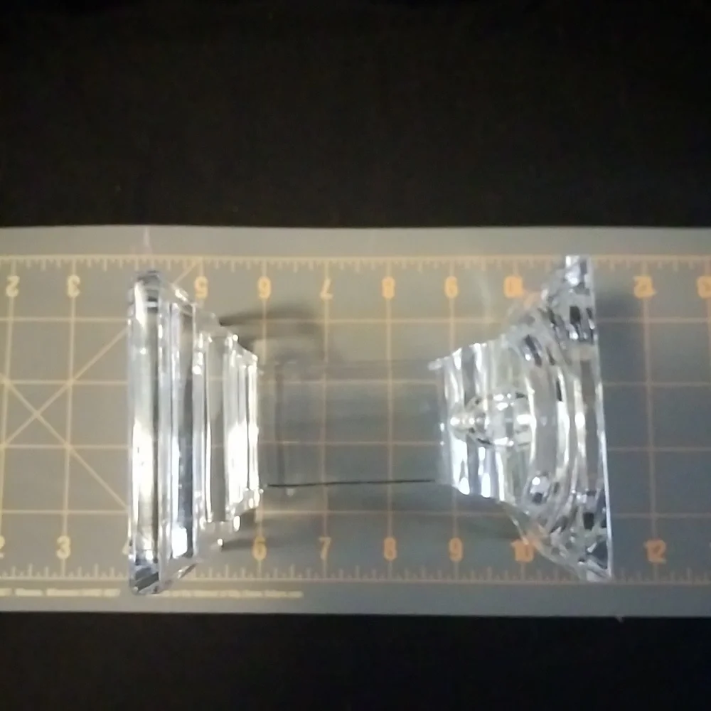 ILLUMINATIONS CANDLE Holder Crystal for Pillar or Taper!
